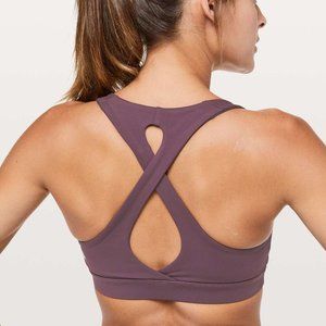 Lululemon Time To Sweat Bra Arctic Plum Sz 6